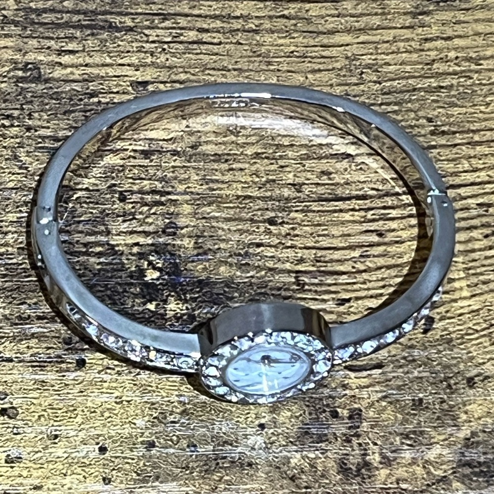 Silver Rhinestone Quartz Watch - Picture 3 of 7